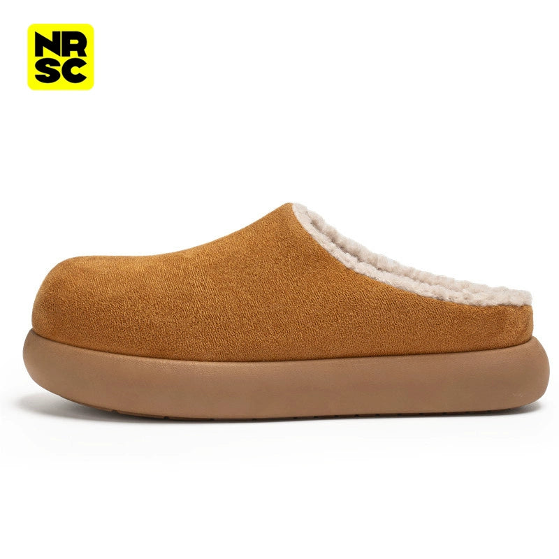 Newrockstarchoppa Thick-Sole Baotou Cotton Slippers