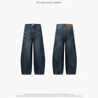 TRYTHMCLUB Wide-leg Baggy Retro Jeans