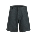 Remedy Loose Straight Leopard Tooling Shorts