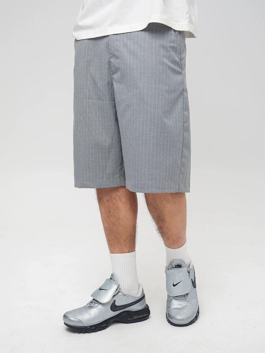 ComicTree Basic Striped Trousers Casual Shorts