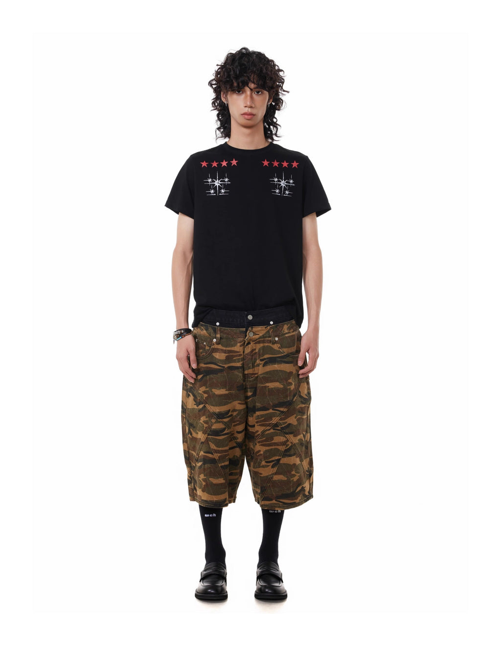 BTSG camouflage shorts