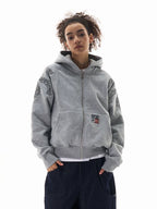 WebSurfGroup Minimalist Embroidered Pattern Velvet Jacket