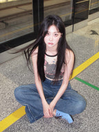 INTAO Xu Yiyang Blue Design Birkenstock Slippers