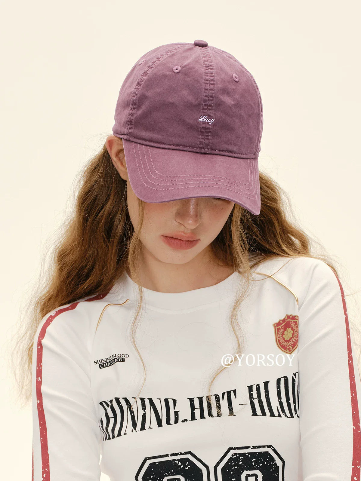 YORSOY Embroidered Simple and Versatile Cap