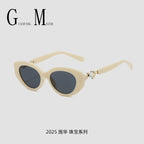 European Luxury Gem Cat Eye Sunglasses High End UV Style
