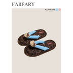 Farfary Cute Lightweight Flip-Flop Slippers