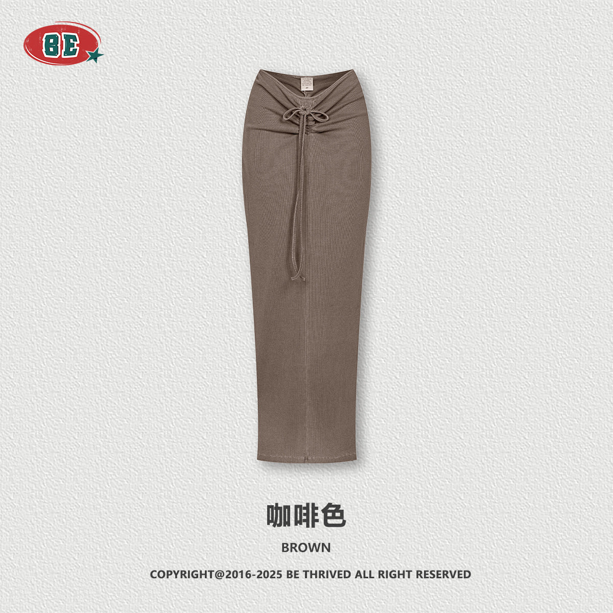 BE BM Diamond-Neck Skirt Set