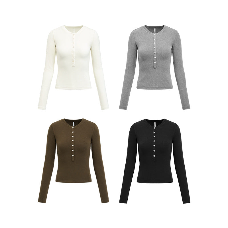 Inflation women Henly Skinny Modal Long Sleeve tee