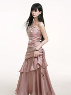 LADYGHOST Casual Suspender Dress