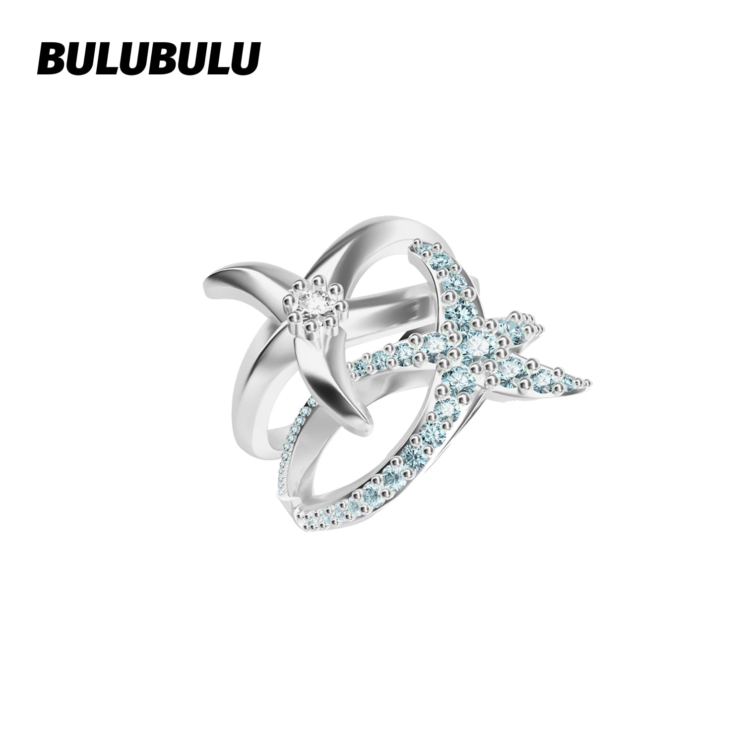 BULUBULU Smart Ocean Starfish Blue Earrings