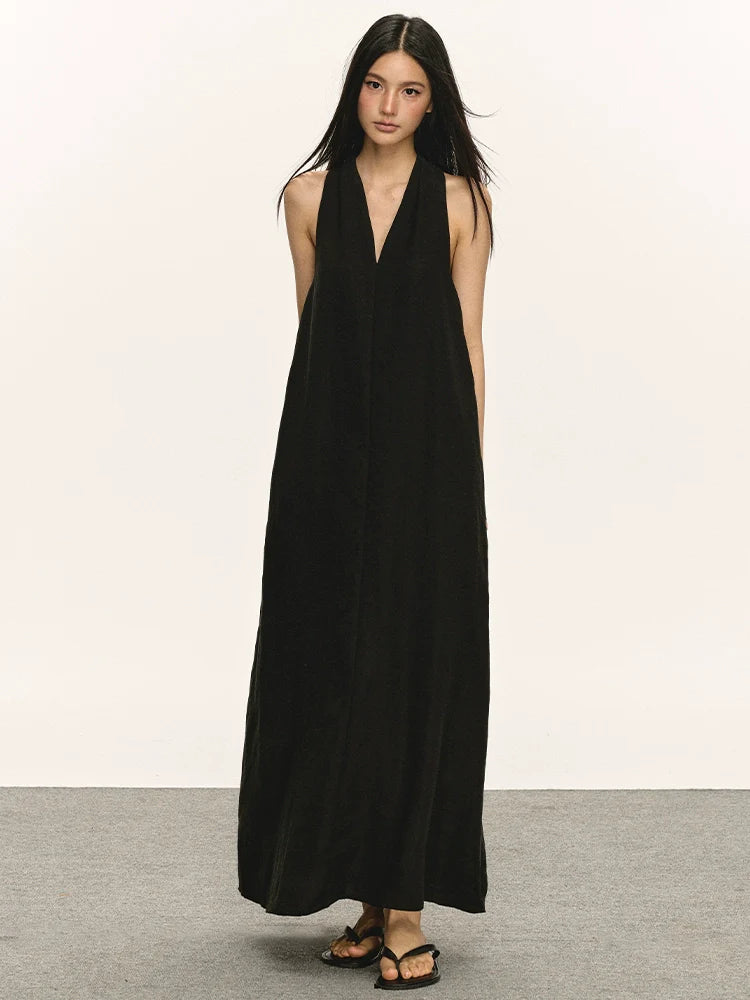 Anna Aneae Premium V-Neck Neck Dress