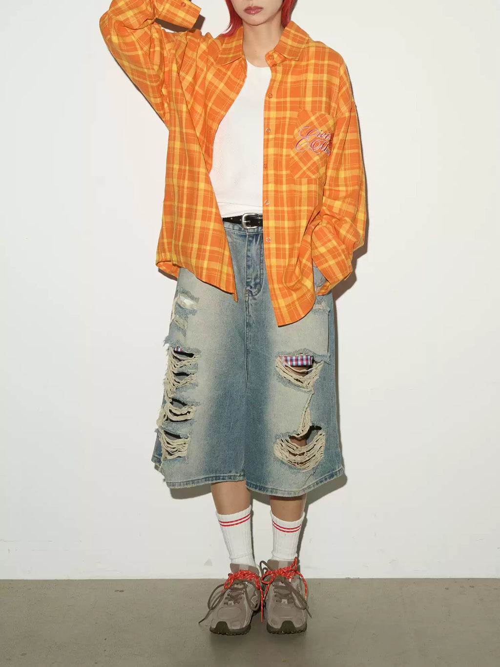 MICHINNYON denim shorts