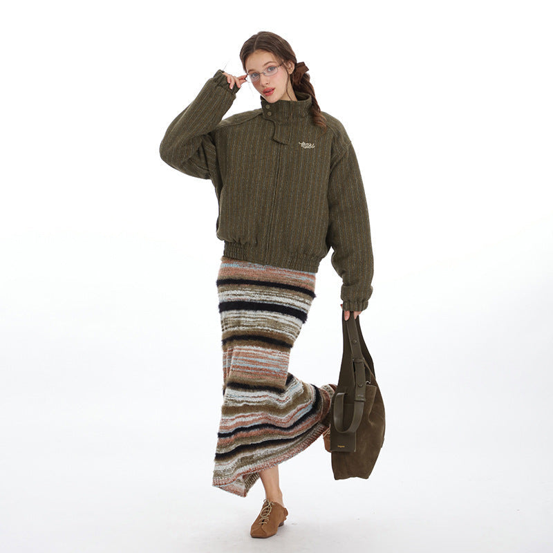 Nariele Vintage Korean Casual Short Jacket