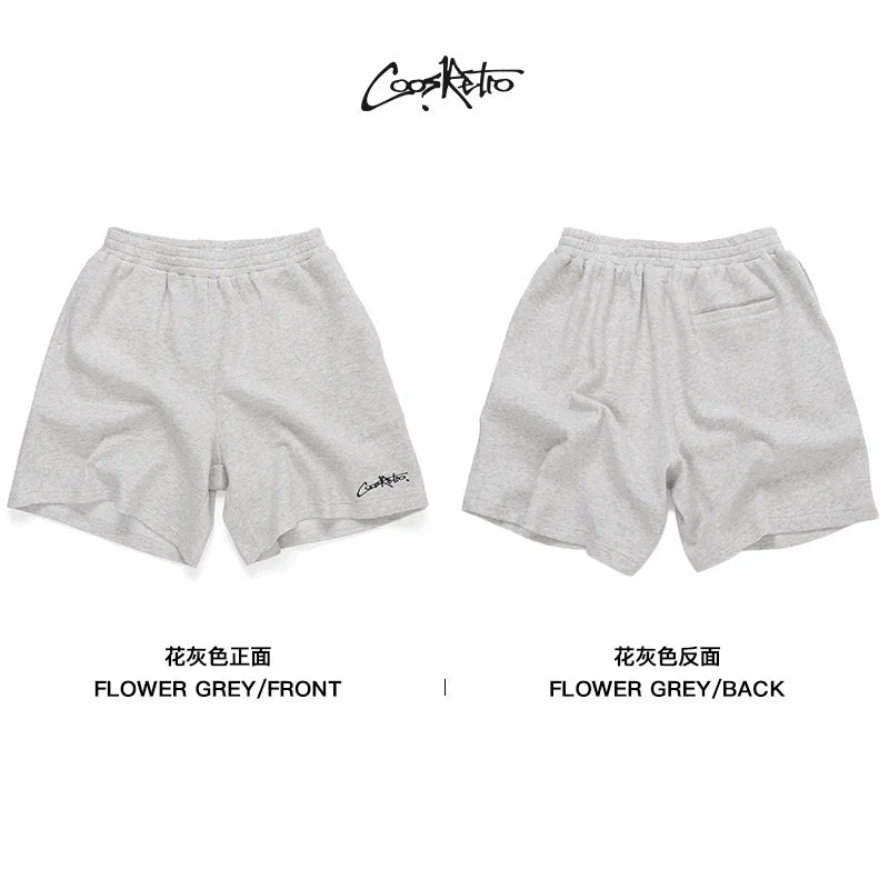 CoosRetro Casual Embroidered LOGO Shorts