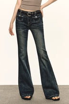 Ariseism Vintage Low-rise Pull Jeans