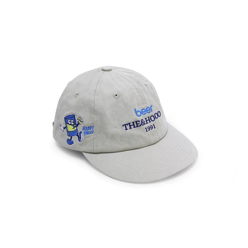 SONDER SHOP Happy Time Cartoon Peaked Cap