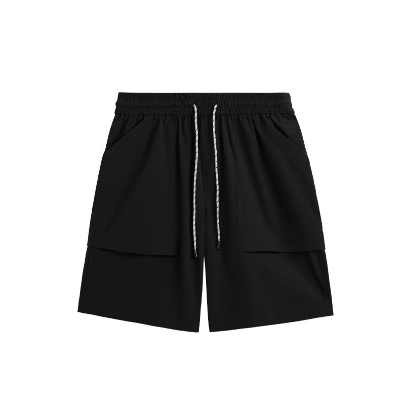 Japanese Trendy Elastic Sports Shorts