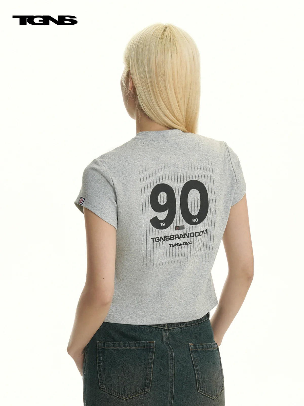 TGNS Front Shoulder Retro Slim Tee