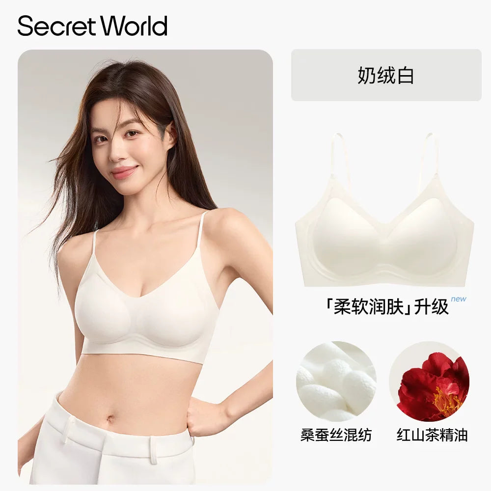 Secret World Traceless Shoulder Strap Bra