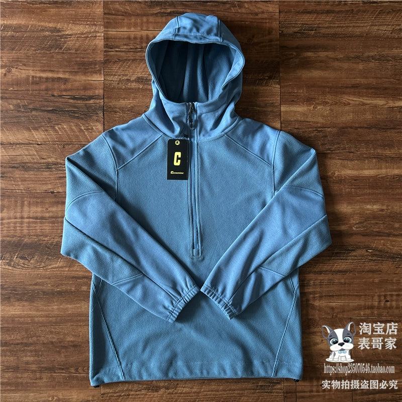Japanese Half-Zip Hooded Sweatshirt