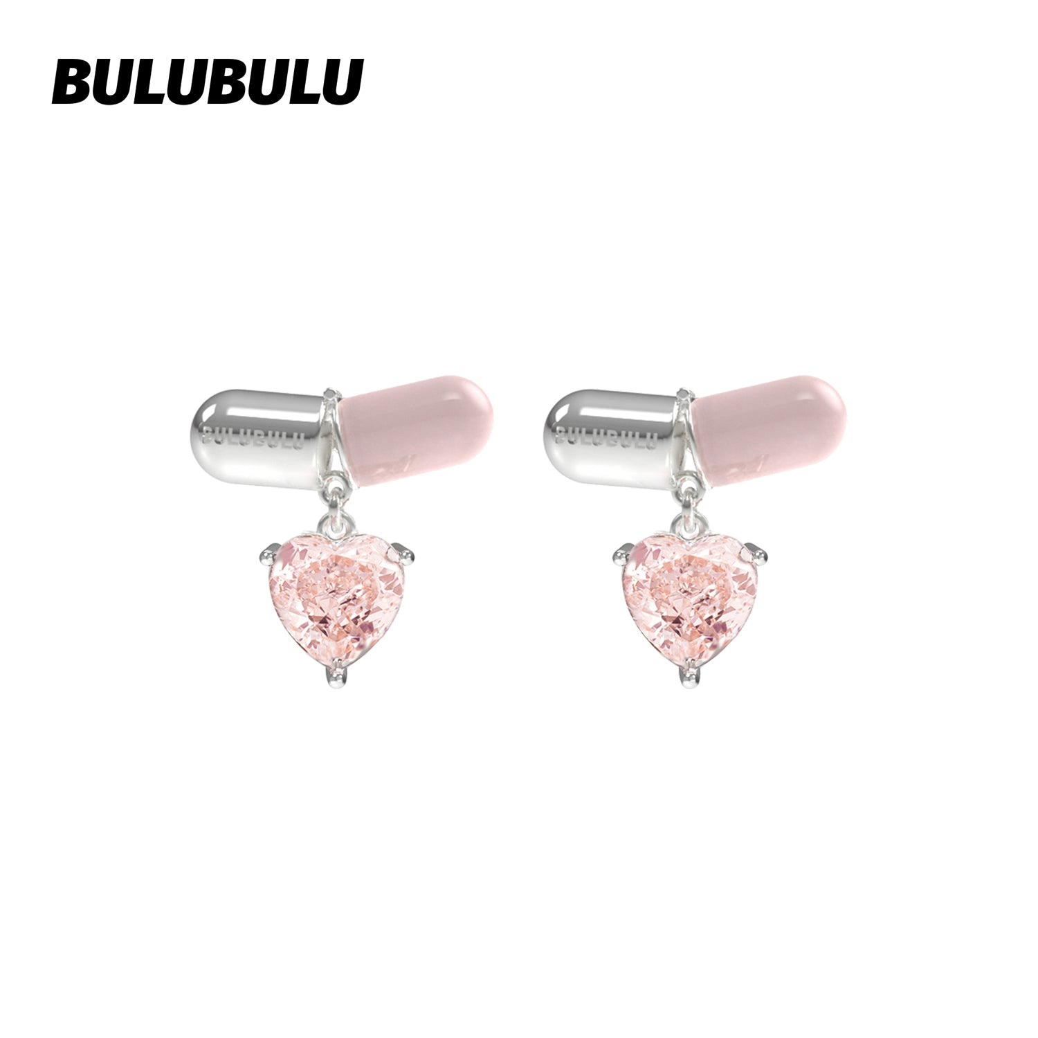 BULUBULU Pink Healing Capsule Love Earrings
