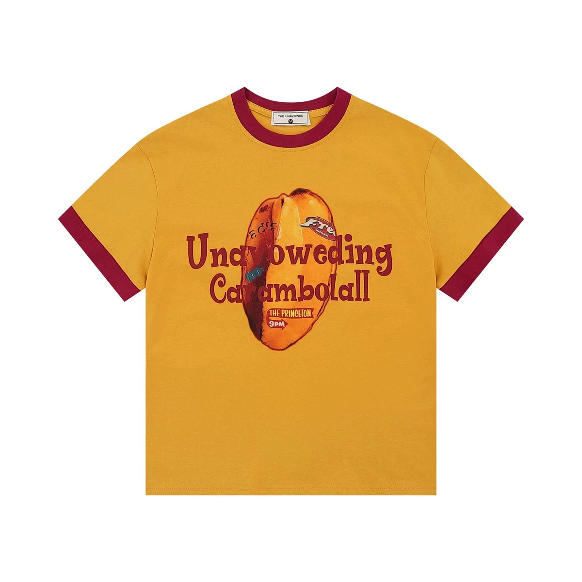 SIXMINU Contrast Shoulder Pure Cotton Round Neck T Shirt