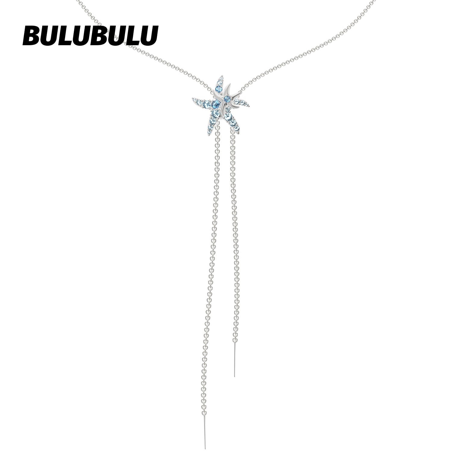 BULUBULU Smart Ocean Starfish Blue Earrings