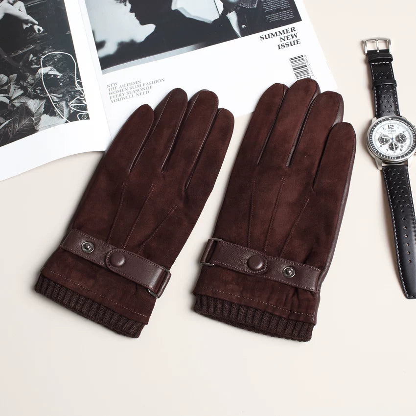 St. John's Goatskin Touch Screen Motorcycle Gloves