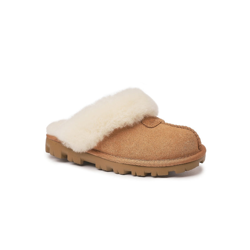 Shearling Star Slippers