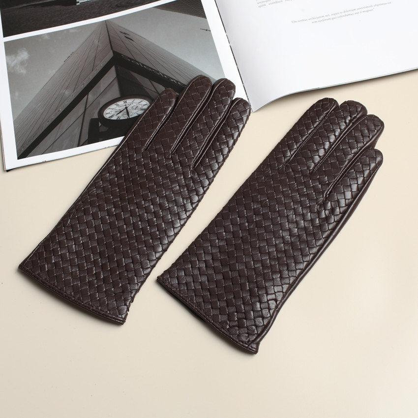 St. John's Spanish Goatskin Silk Driving Gloves