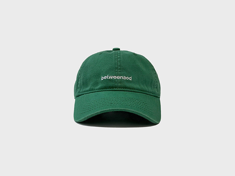 Pure Cotton Letter Embroidered Baseball Cap