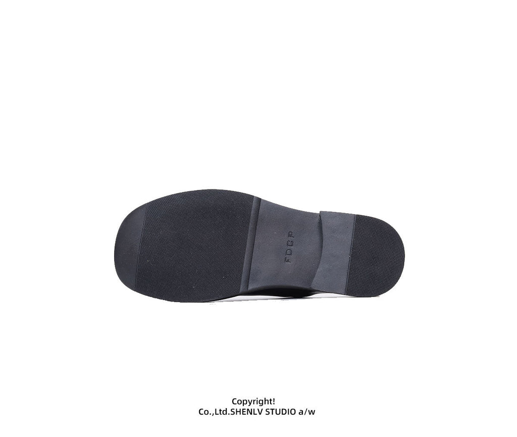 SHENLV STUDIO Leather Clogs