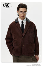 11KN Real Cowhide Lapel Jacket