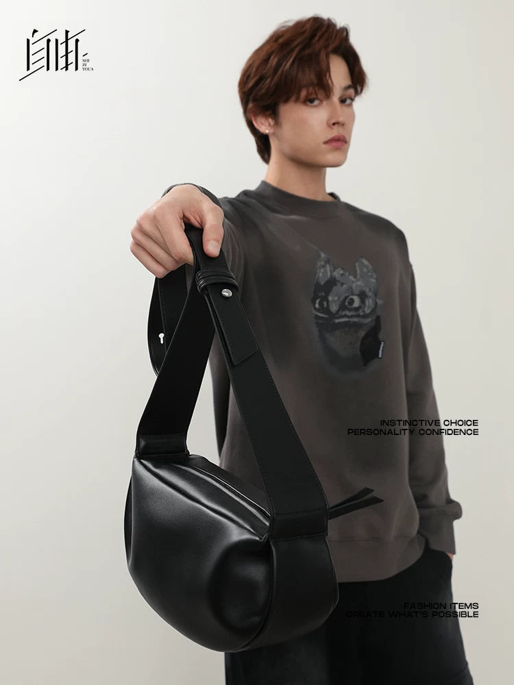 SFREEYA Retro Niche Commuter Crossbody Bag