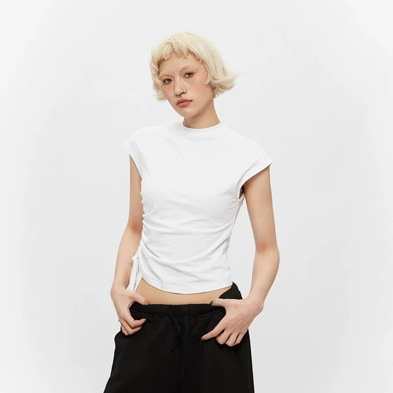 AIRHOOD Waist Front Shoulder Sleeveless Vest