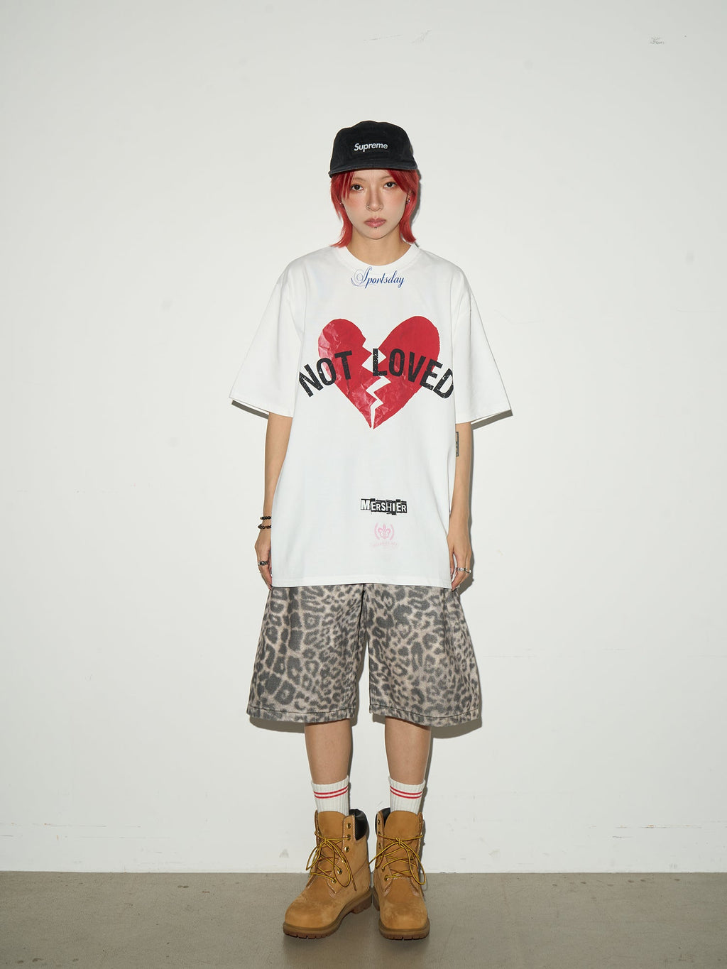 MICHINNYON leopard shorts