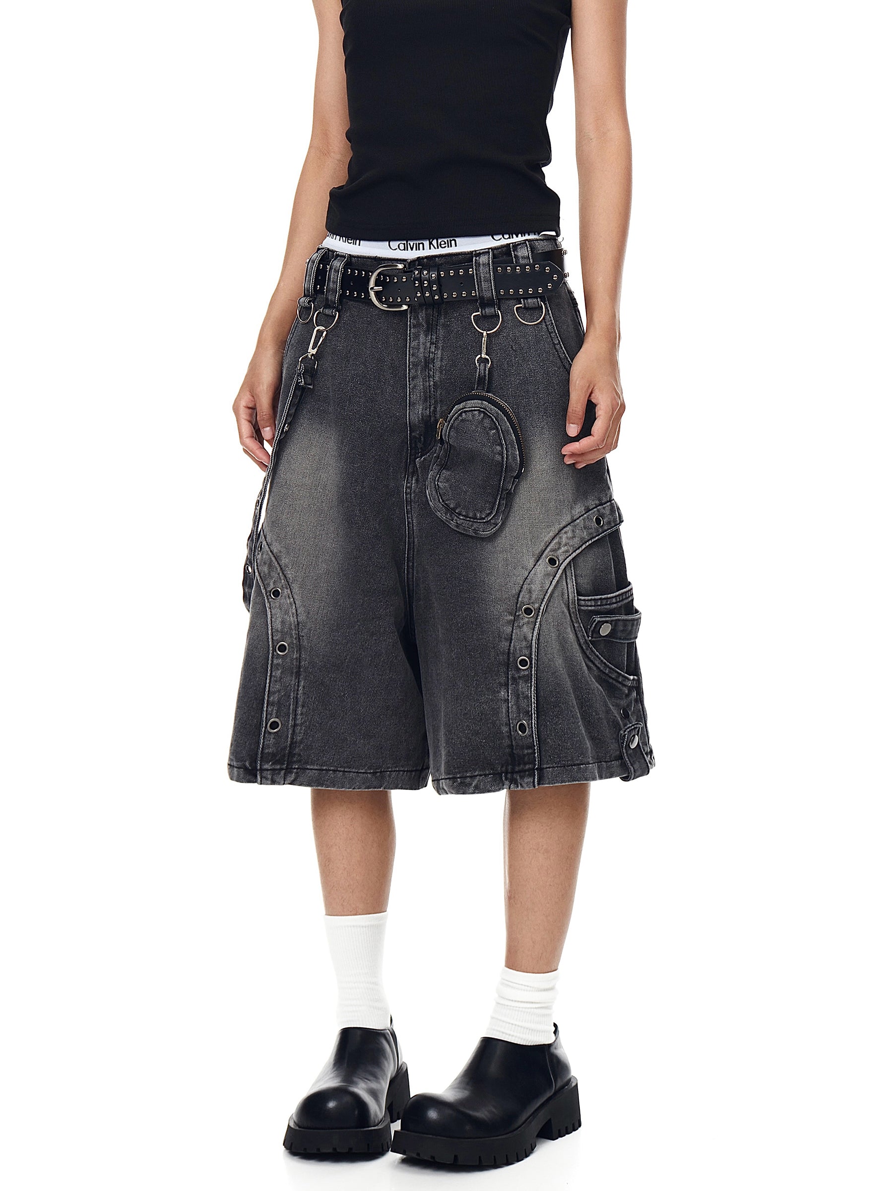 MADWITCH denim shorts