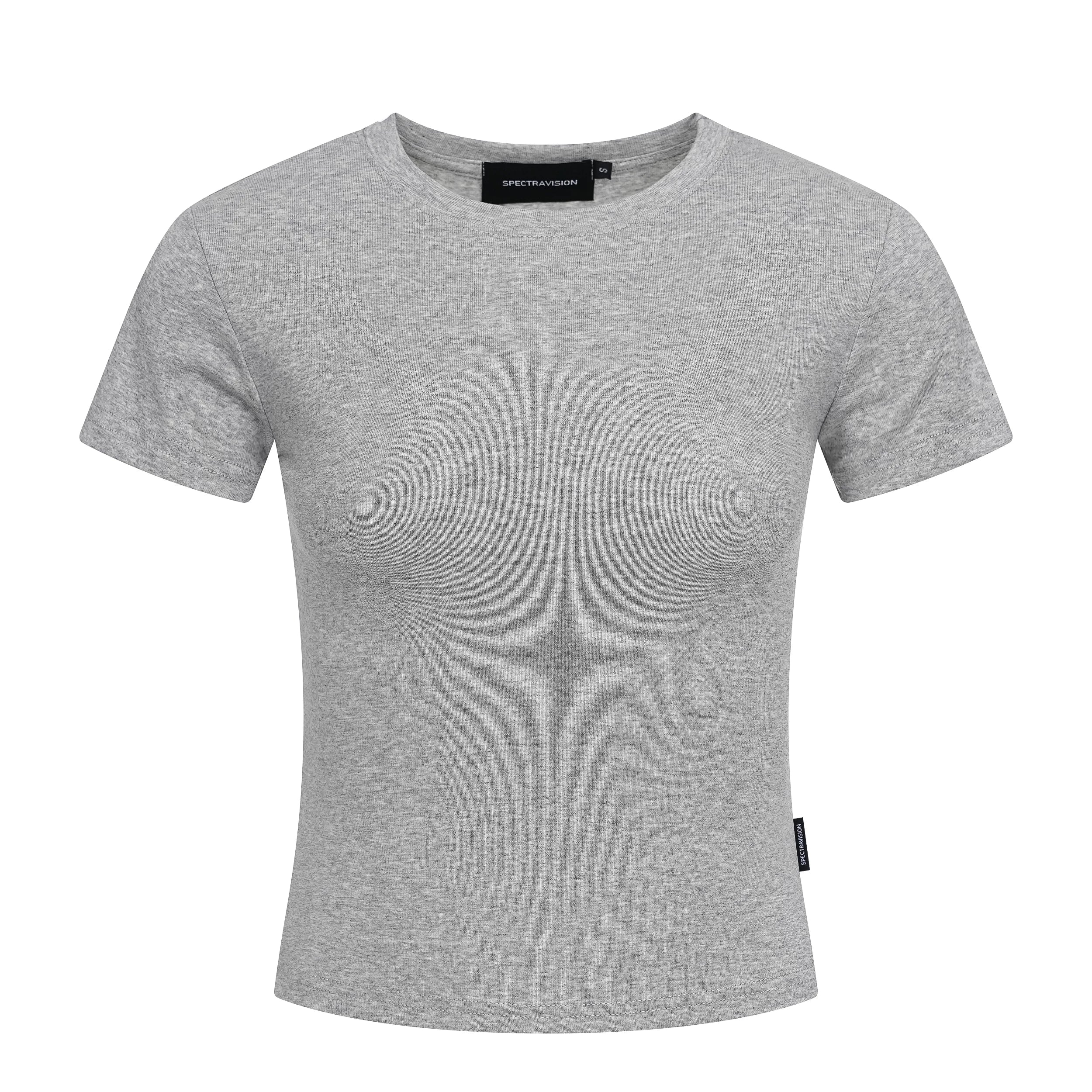 KKBBU Solid Color Right Shoulder Short Sleeve T Shirt