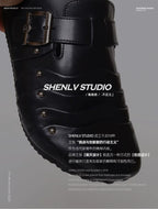 SHENLV STUDIO Multi-layer Stacked Birkenstocks