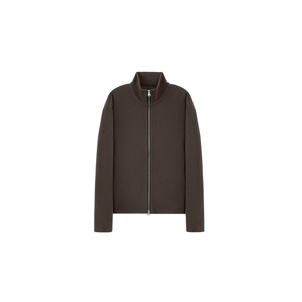 PLUS NO LOGO Casual Jacquard Striped Sweater Jacket