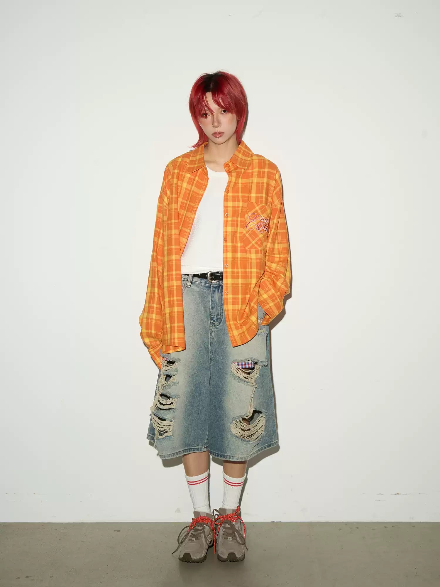 MICHINNYON denim shorts