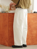 NOEARS Vintage Elastic Waist Loose Wide Leg Jeans