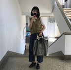 Anniehall Multi-Bag Outdoor Lace-Up Vest