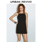 URBAN REVIVO Temperament Super Short Sleeveless Dress