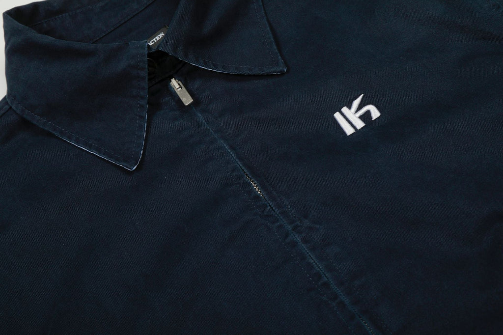 11KN Retro Sports Simple Slim Lapel Jacket