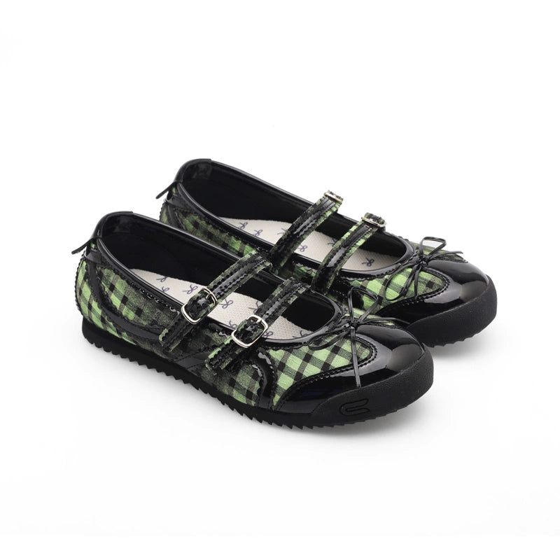 Cat & Sofa Mary Jane Black Hollow Flats