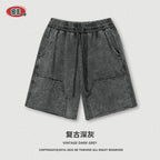 BE Batik Whitening Splicing 100% Cotton Shorts