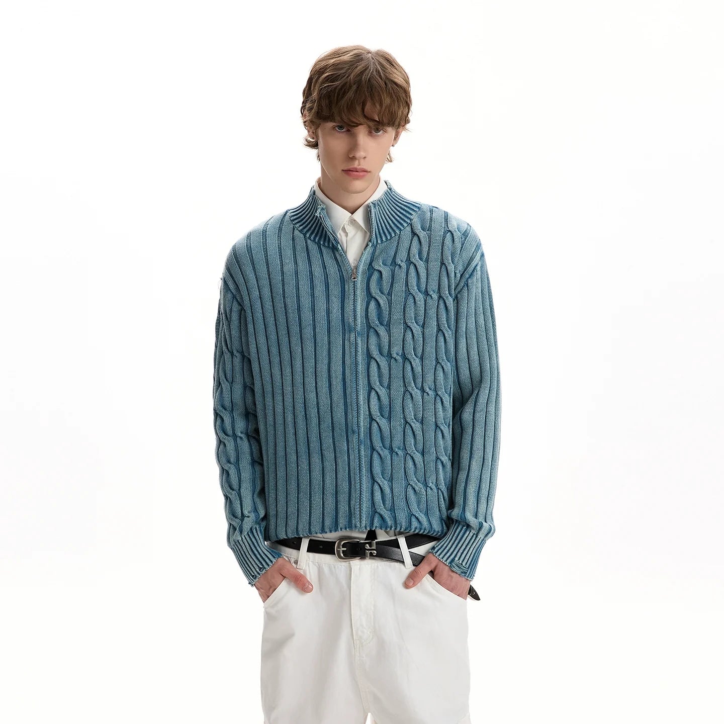 A PUEE Vintage Twist Knitted Sweater