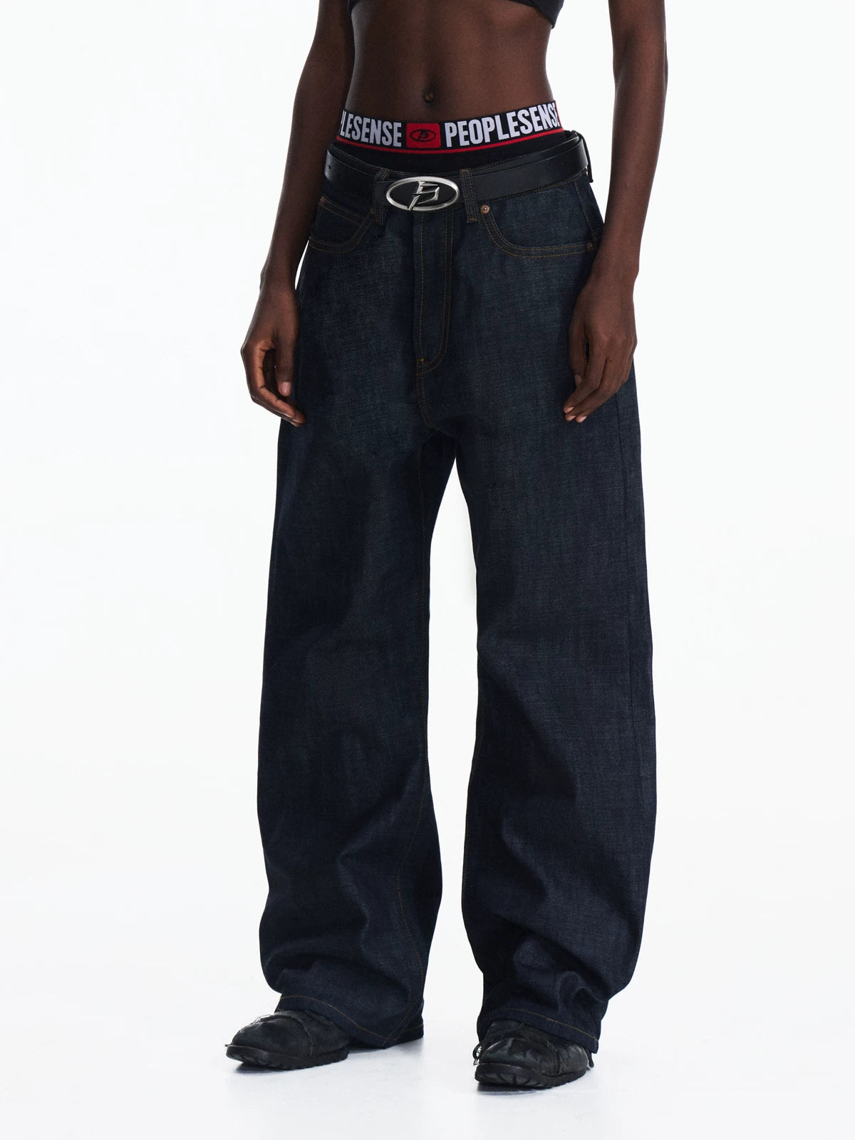 PEOPLESENSE Red Edge Red Ear Ox Straight Leg Jeans