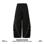 FXK Original Reflective Strip Sports Overalls Pants